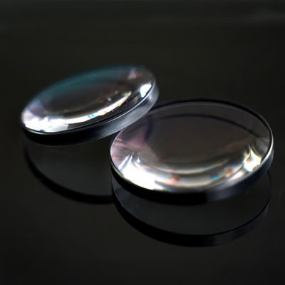 Custom molded borosilicate glass led plano convex optical glass lens